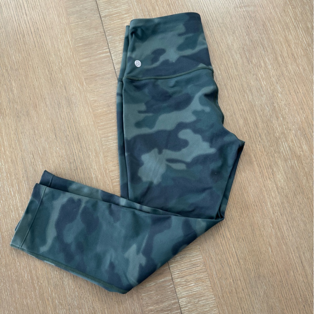 Zella Leggings Sz S Camo Green